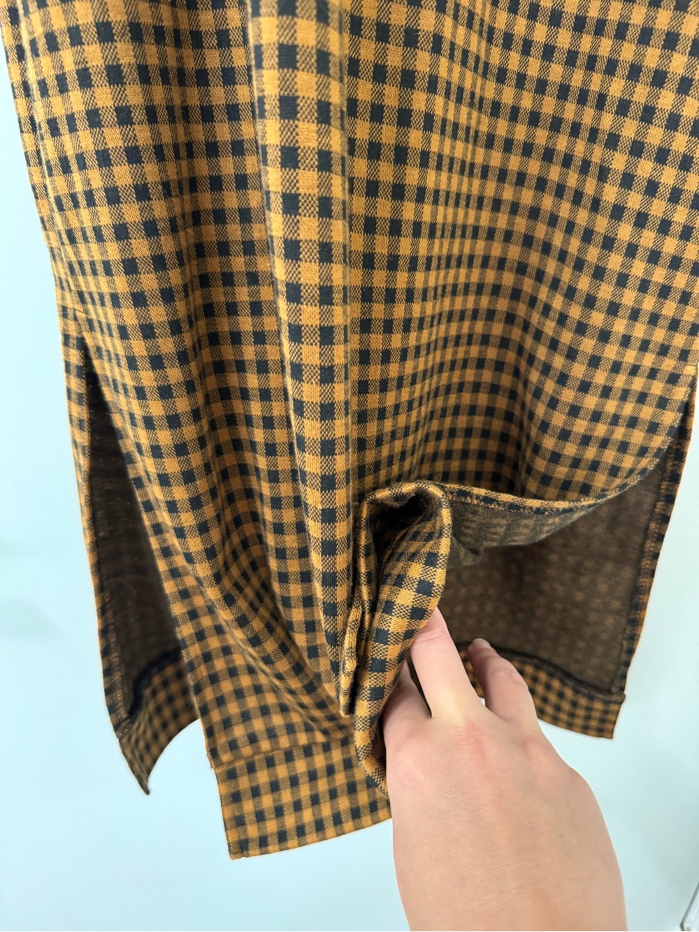 Minimum Gingham Midi Dress – Size S - Picture 7 of 9
